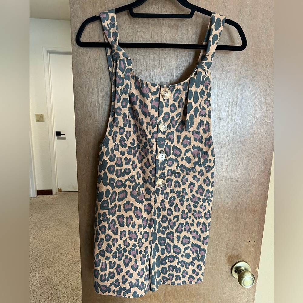 Leopard Animal Print Romper
